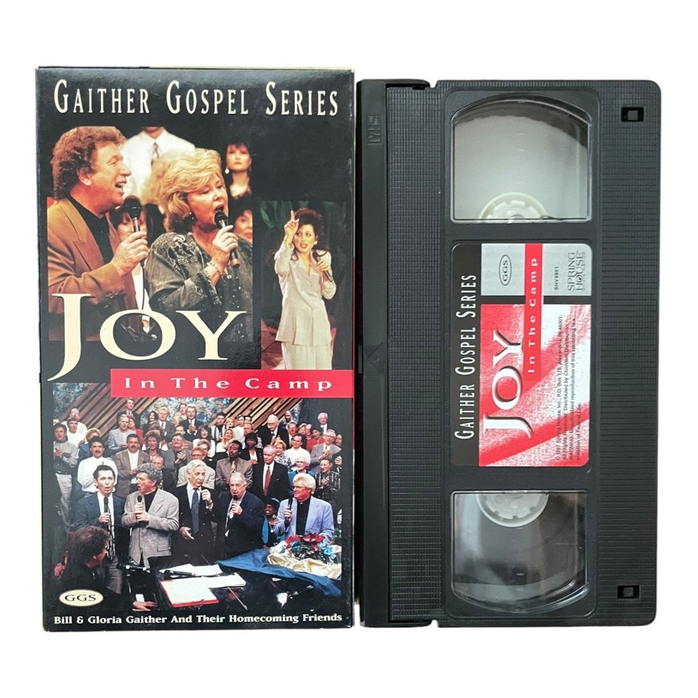 Gaither Gospel Series: JOY In The Camp VHS Bill & Gloria Gaither Southern Gospel